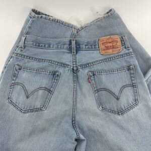 VTG Levi's 560 Comfort Fit Denim Jeans Mens 33x36 (Fits 34x34) Distressed Y2K